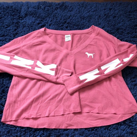 PINK Victoria's Secret Tops - Crop Long Sleeve PINK Victoria's Secret Tops - Crop Long Sleeve